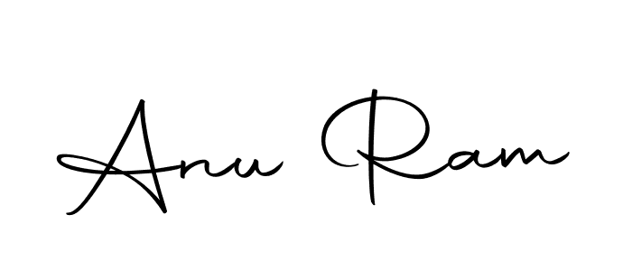 How to make Anu Ram name signature. Use Autography-DOLnW style for creating short signs online. This is the latest handwritten sign. Anu Ram signature style 10 images and pictures png