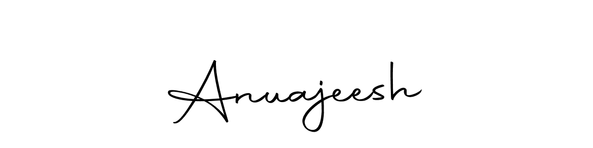 Make a short Anuajeesh❤ signature style. Manage your documents anywhere anytime using Autography-DOLnW. Create and add eSignatures, submit forms, share and send files easily. Anuajeesh❤ signature style 10 images and pictures png