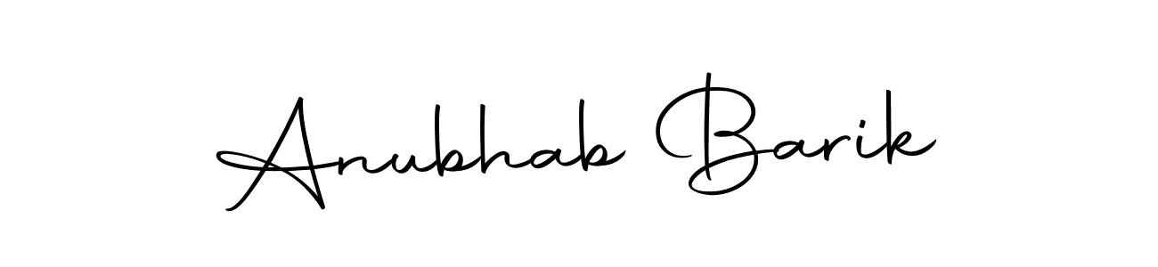 Make a beautiful signature design for name Anubhab Barik. Use this online signature maker to create a handwritten signature for free. Anubhab Barik signature style 10 images and pictures png