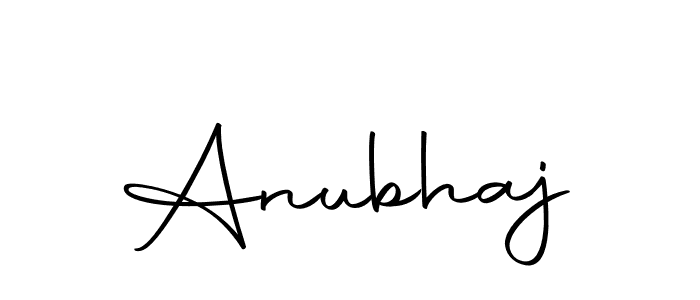 Create a beautiful signature design for name Anubhaj. With this signature (Autography-DOLnW) fonts, you can make a handwritten signature for free. Anubhaj signature style 10 images and pictures png