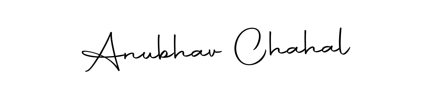 Make a short Anubhav Chahal signature style. Manage your documents anywhere anytime using Autography-DOLnW. Create and add eSignatures, submit forms, share and send files easily. Anubhav Chahal signature style 10 images and pictures png