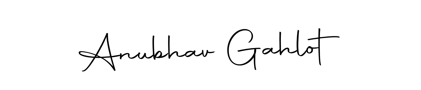 This is the best signature style for the Anubhav Gahlot name. Also you like these signature font (Autography-DOLnW). Mix name signature. Anubhav Gahlot signature style 10 images and pictures png