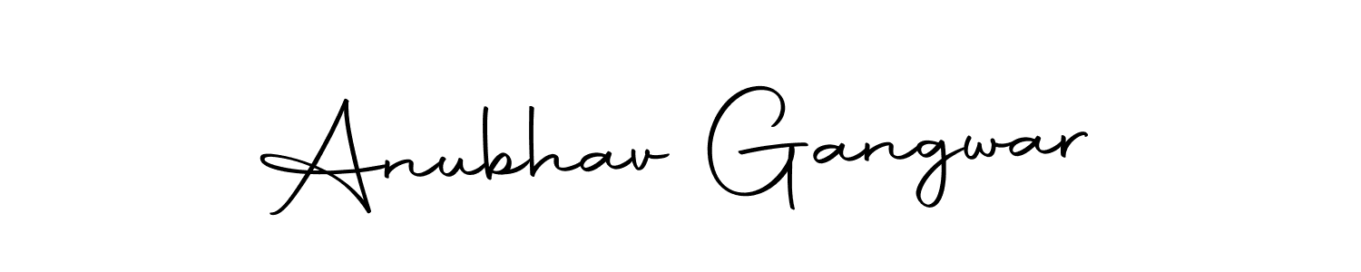 Also we have Anubhav Gangwar name is the best signature style. Create professional handwritten signature collection using Autography-DOLnW autograph style. Anubhav Gangwar signature style 10 images and pictures png