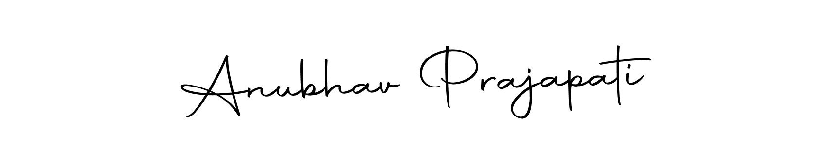 Make a short Anubhav Prajapati signature style. Manage your documents anywhere anytime using Autography-DOLnW. Create and add eSignatures, submit forms, share and send files easily. Anubhav Prajapati signature style 10 images and pictures png
