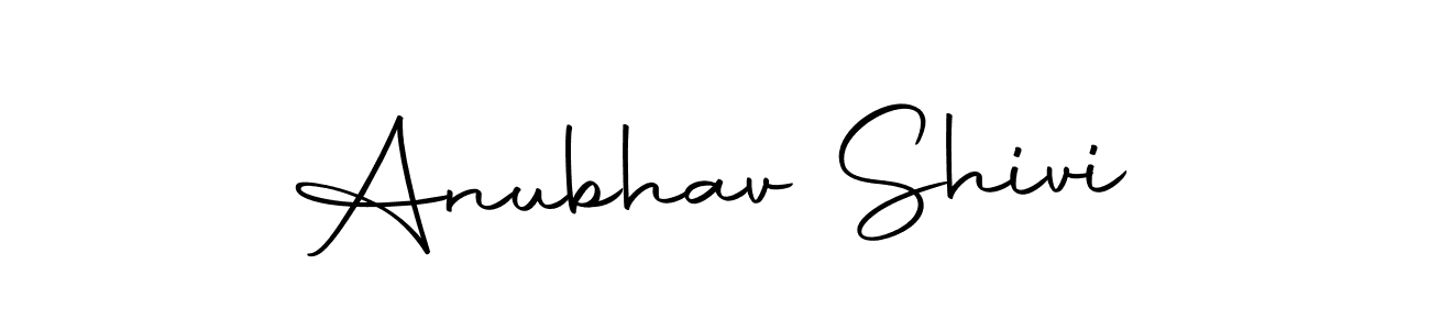 Create a beautiful signature design for name Anubhav Shivi. With this signature (Autography-DOLnW) fonts, you can make a handwritten signature for free. Anubhav Shivi signature style 10 images and pictures png