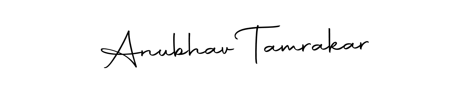 Create a beautiful signature design for name Anubhav Tamrakar. With this signature (Autography-DOLnW) fonts, you can make a handwritten signature for free. Anubhav Tamrakar signature style 10 images and pictures png