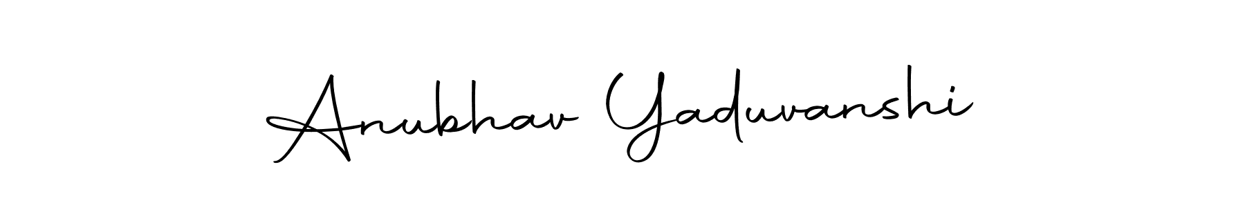 Make a beautiful signature design for name Anubhav Yaduvanshi. Use this online signature maker to create a handwritten signature for free. Anubhav Yaduvanshi signature style 10 images and pictures png