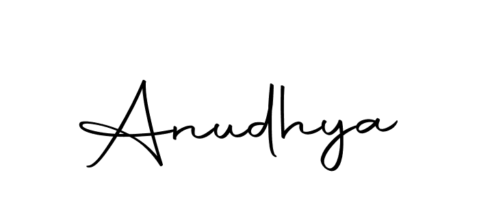 Make a beautiful signature design for name Anudhya. With this signature (Autography-DOLnW) style, you can create a handwritten signature for free. Anudhya signature style 10 images and pictures png