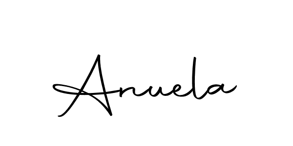 The best way (Autography-DOLnW) to make a short signature is to pick only two or three words in your name. The name Anuela include a total of six letters. For converting this name. Anuela signature style 10 images and pictures png