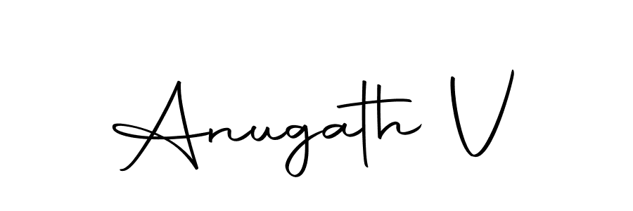 Autography-DOLnW is a professional signature style that is perfect for those who want to add a touch of class to their signature. It is also a great choice for those who want to make their signature more unique. Get Anugath V name to fancy signature for free. Anugath V signature style 10 images and pictures png