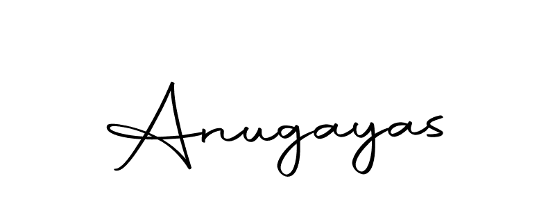 Use a signature maker to create a handwritten signature online. With this signature software, you can design (Autography-DOLnW) your own signature for name Anugayas. Anugayas signature style 10 images and pictures png