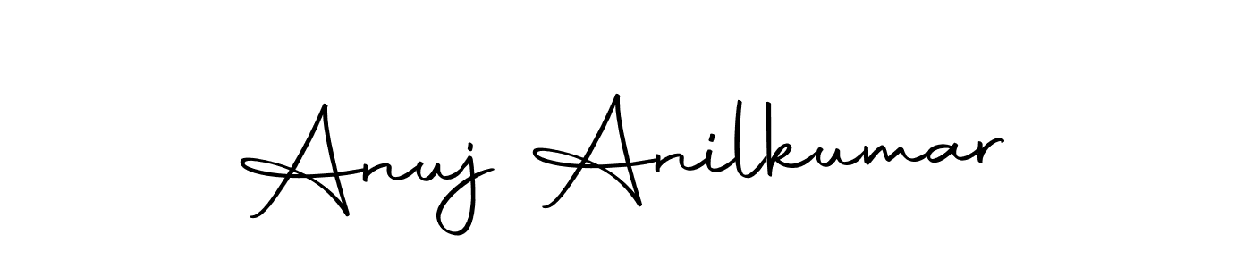 Create a beautiful signature design for name Anuj Anilkumar. With this signature (Autography-DOLnW) fonts, you can make a handwritten signature for free. Anuj Anilkumar signature style 10 images and pictures png