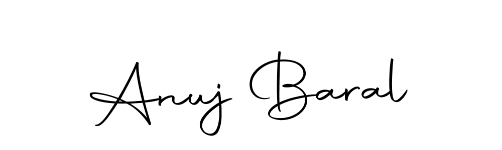 How to make Anuj Baral signature? Autography-DOLnW is a professional autograph style. Create handwritten signature for Anuj Baral name. Anuj Baral signature style 10 images and pictures png