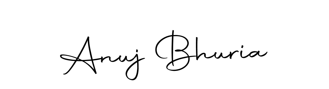 Make a beautiful signature design for name Anuj Bhuria. Use this online signature maker to create a handwritten signature for free. Anuj Bhuria signature style 10 images and pictures png