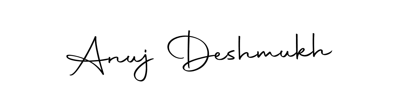 Also we have Anuj Deshmukh name is the best signature style. Create professional handwritten signature collection using Autography-DOLnW autograph style. Anuj Deshmukh signature style 10 images and pictures png