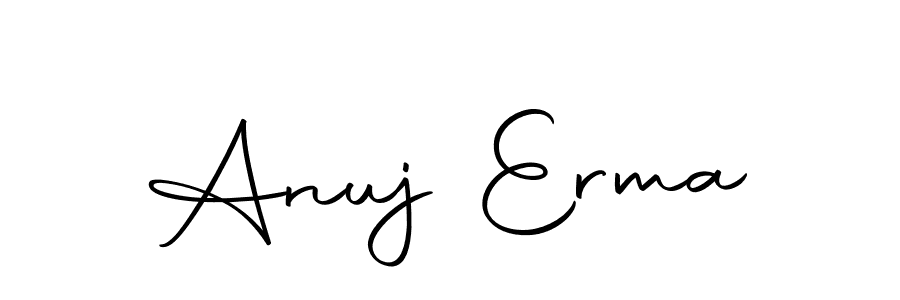Design your own signature with our free online signature maker. With this signature software, you can create a handwritten (Autography-DOLnW) signature for name Anuj Erma. Anuj Erma signature style 10 images and pictures png