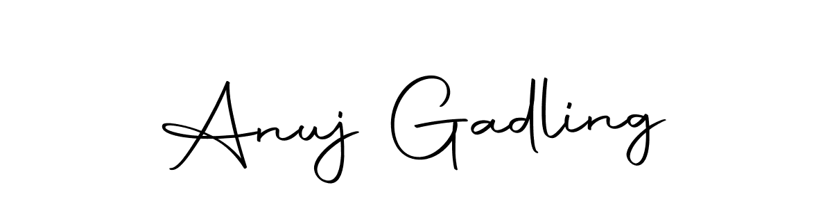 Make a short Anuj Gadling signature style. Manage your documents anywhere anytime using Autography-DOLnW. Create and add eSignatures, submit forms, share and send files easily. Anuj Gadling signature style 10 images and pictures png