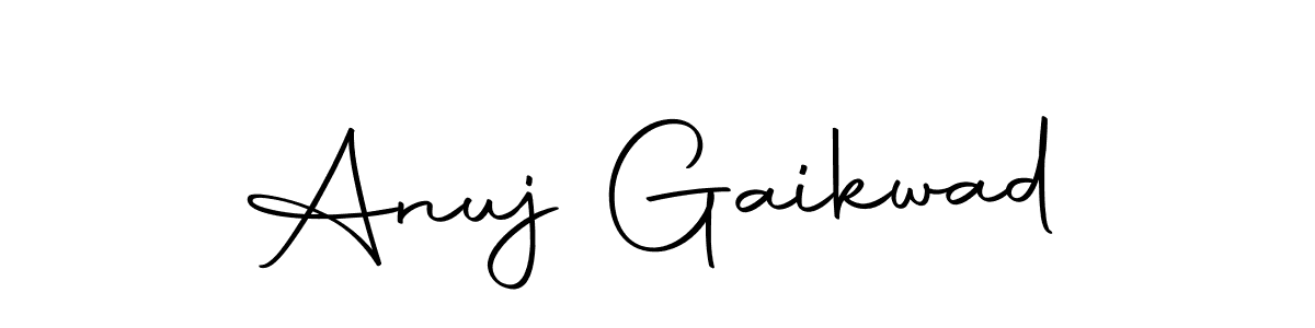 Also we have Anuj Gaikwad name is the best signature style. Create professional handwritten signature collection using Autography-DOLnW autograph style. Anuj Gaikwad signature style 10 images and pictures png