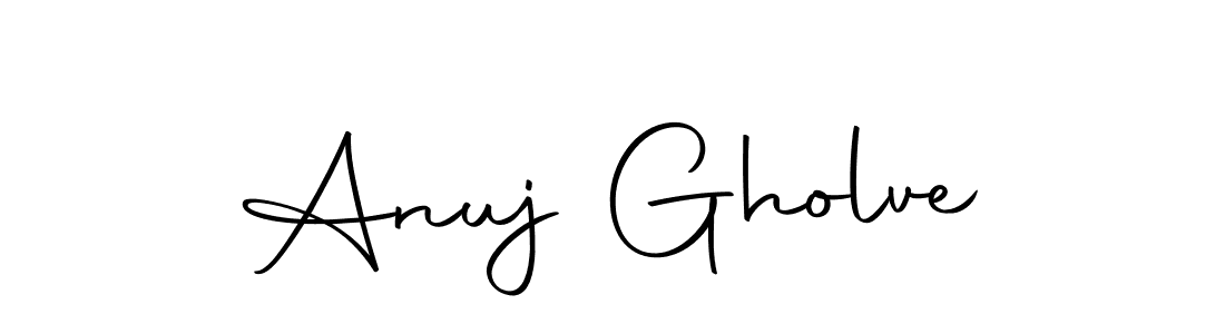 Create a beautiful signature design for name Anuj Gholve. With this signature (Autography-DOLnW) fonts, you can make a handwritten signature for free. Anuj Gholve signature style 10 images and pictures png
