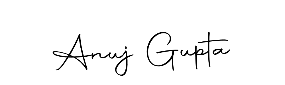 Make a beautiful signature design for name Anuj Gupta. With this signature (Autography-DOLnW) style, you can create a handwritten signature for free. Anuj Gupta signature style 10 images and pictures png