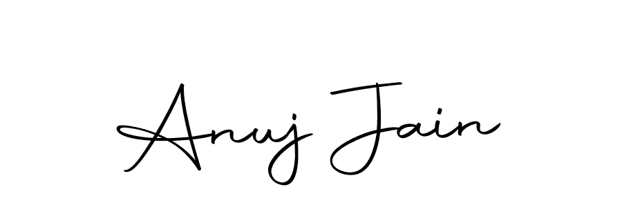 You should practise on your own different ways (Autography-DOLnW) to write your name (Anuj Jain) in signature. don't let someone else do it for you. Anuj Jain signature style 10 images and pictures png