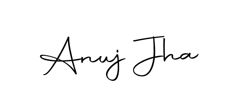 How to make Anuj Jha signature? Autography-DOLnW is a professional autograph style. Create handwritten signature for Anuj Jha name. Anuj Jha signature style 10 images and pictures png