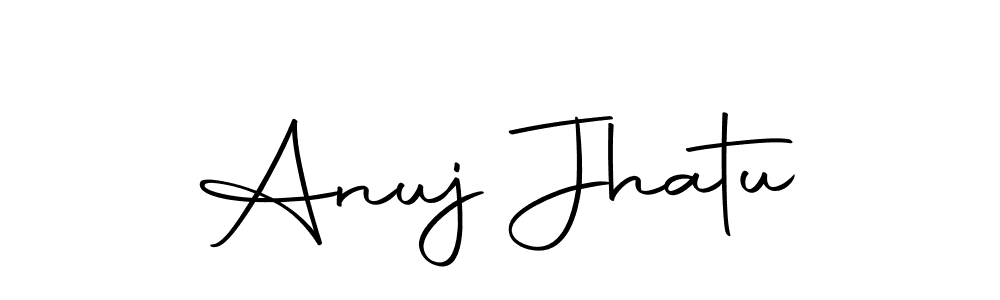 Design your own signature with our free online signature maker. With this signature software, you can create a handwritten (Autography-DOLnW) signature for name Anuj Jhatu. Anuj Jhatu signature style 10 images and pictures png