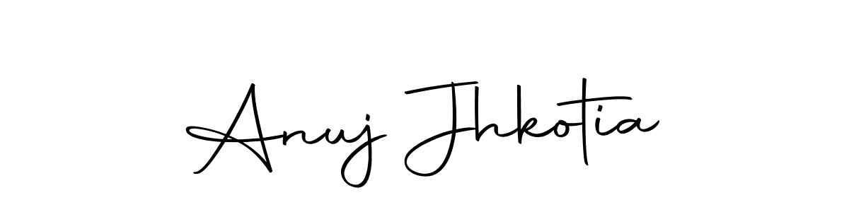 Create a beautiful signature design for name Anuj Jhkotia. With this signature (Autography-DOLnW) fonts, you can make a handwritten signature for free. Anuj Jhkotia signature style 10 images and pictures png