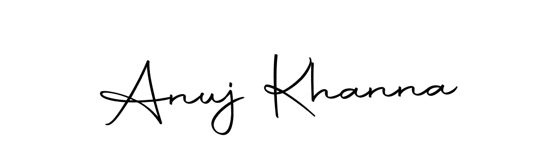 Here are the top 10 professional signature styles for the name Anuj Khanna. These are the best autograph styles you can use for your name. Anuj Khanna signature style 10 images and pictures png