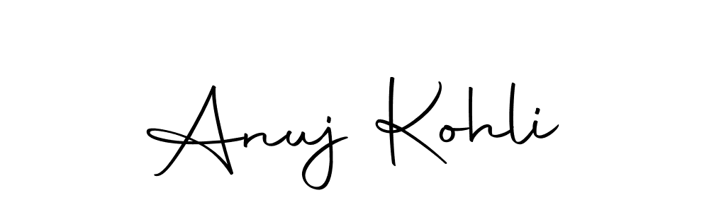 How to make Anuj Kohli signature? Autography-DOLnW is a professional autograph style. Create handwritten signature for Anuj Kohli name. Anuj Kohli signature style 10 images and pictures png