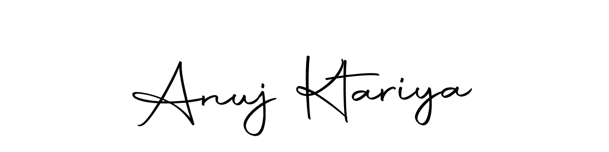 Create a beautiful signature design for name Anuj Ktariya. With this signature (Autography-DOLnW) fonts, you can make a handwritten signature for free. Anuj Ktariya signature style 10 images and pictures png