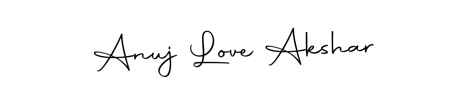 The best way (Autography-DOLnW) to make a short signature is to pick only two or three words in your name. The name Anuj Love Akshar include a total of six letters. For converting this name. Anuj Love Akshar signature style 10 images and pictures png