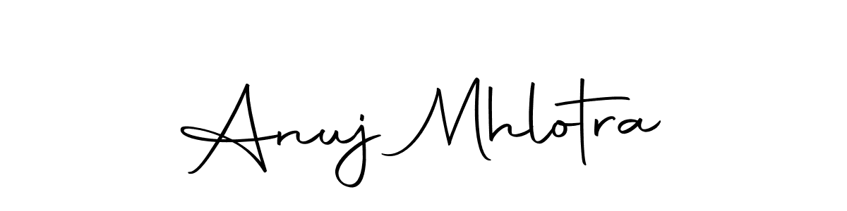 Similarly Autography-DOLnW is the best handwritten signature design. Signature creator online .You can use it as an online autograph creator for name Anuj Mhlotra. Anuj Mhlotra signature style 10 images and pictures png