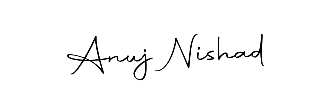 Make a beautiful signature design for name Anuj Nishad. With this signature (Autography-DOLnW) style, you can create a handwritten signature for free. Anuj Nishad signature style 10 images and pictures png