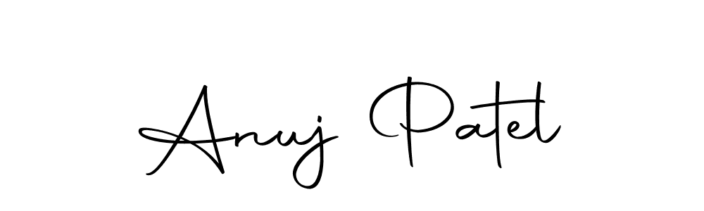 The best way (Autography-DOLnW) to make a short signature is to pick only two or three words in your name. The name Anuj Patel include a total of six letters. For converting this name. Anuj Patel signature style 10 images and pictures png