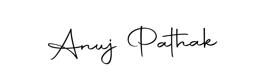 The best way (Autography-DOLnW) to make a short signature is to pick only two or three words in your name. The name Anuj Pathak include a total of six letters. For converting this name. Anuj Pathak signature style 10 images and pictures png