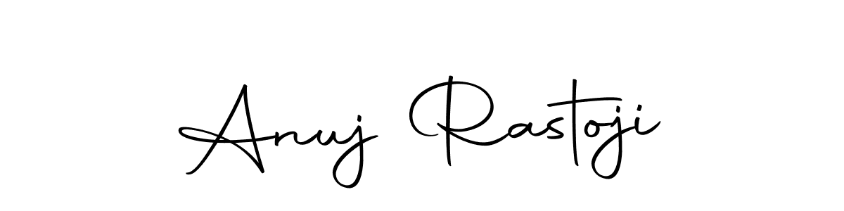 You should practise on your own different ways (Autography-DOLnW) to write your name (Anuj Rastoji) in signature. don't let someone else do it for you. Anuj Rastoji signature style 10 images and pictures png