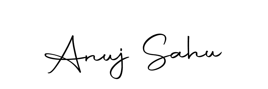if you are searching for the best signature style for your name Anuj Sahu. so please give up your signature search. here we have designed multiple signature styles  using Autography-DOLnW. Anuj Sahu signature style 10 images and pictures png