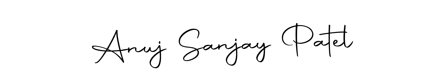 Anuj Sanjay Patel stylish signature style. Best Handwritten Sign (Autography-DOLnW) for my name. Handwritten Signature Collection Ideas for my name Anuj Sanjay Patel. Anuj Sanjay Patel signature style 10 images and pictures png