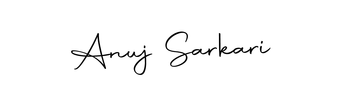 Make a short Anuj Sarkari signature style. Manage your documents anywhere anytime using Autography-DOLnW. Create and add eSignatures, submit forms, share and send files easily. Anuj Sarkari signature style 10 images and pictures png