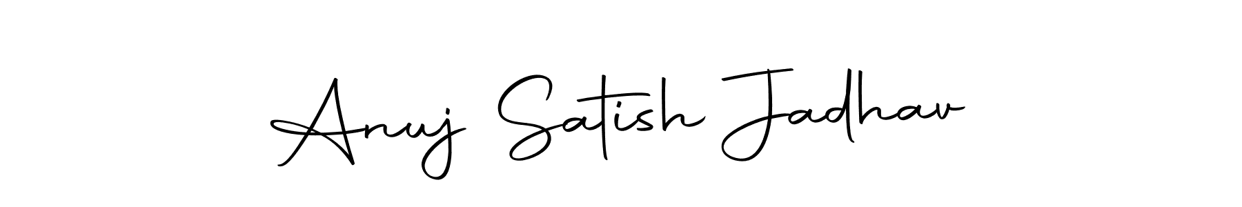 It looks lik you need a new signature style for name Anuj Satish Jadhav. Design unique handwritten (Autography-DOLnW) signature with our free signature maker in just a few clicks. Anuj Satish Jadhav signature style 10 images and pictures png