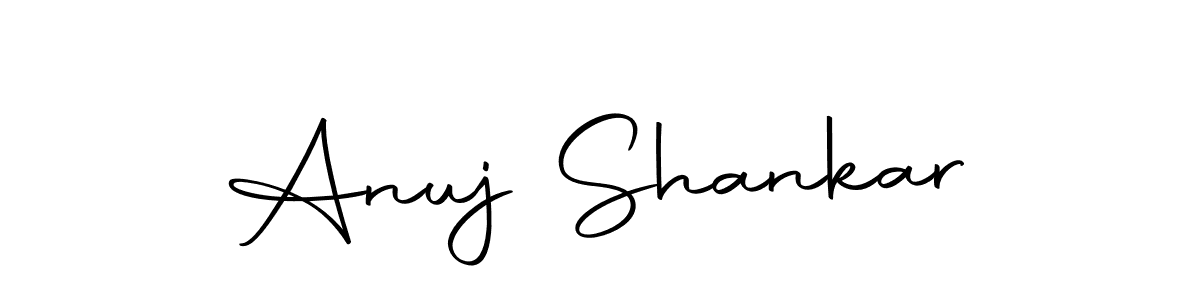 How to make Anuj Shankar name signature. Use Autography-DOLnW style for creating short signs online. This is the latest handwritten sign. Anuj Shankar signature style 10 images and pictures png