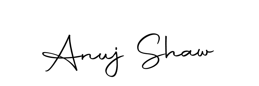 Create a beautiful signature design for name Anuj Shaw. With this signature (Autography-DOLnW) fonts, you can make a handwritten signature for free. Anuj Shaw signature style 10 images and pictures png