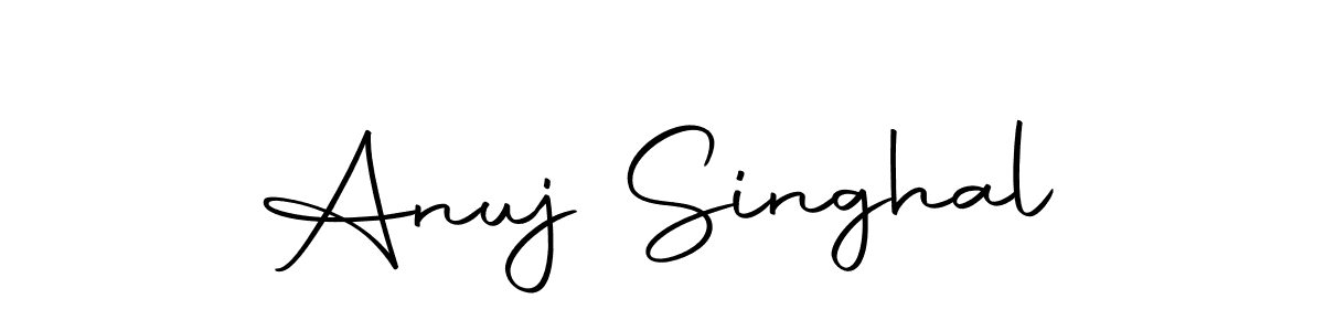 The best way (Autography-DOLnW) to make a short signature is to pick only two or three words in your name. The name Anuj Singhal include a total of six letters. For converting this name. Anuj Singhal signature style 10 images and pictures png