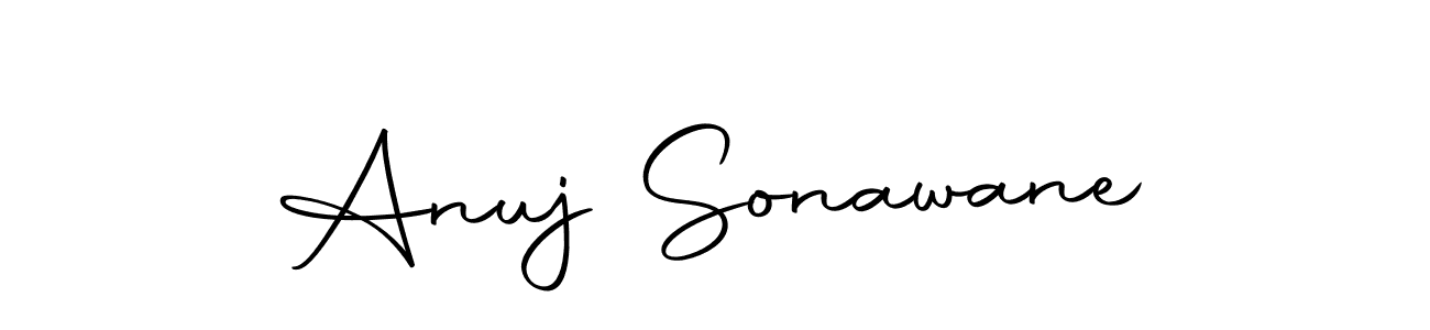 The best way (Autography-DOLnW) to make a short signature is to pick only two or three words in your name. The name Anuj Sonawane include a total of six letters. For converting this name. Anuj Sonawane signature style 10 images and pictures png