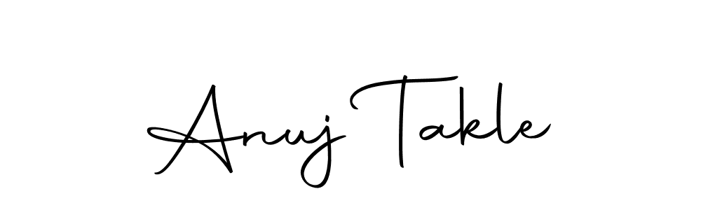 Make a short Anuj Takle signature style. Manage your documents anywhere anytime using Autography-DOLnW. Create and add eSignatures, submit forms, share and send files easily. Anuj Takle signature style 10 images and pictures png
