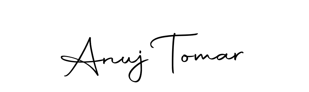 Also we have Anuj Tomar name is the best signature style. Create professional handwritten signature collection using Autography-DOLnW autograph style. Anuj Tomar signature style 10 images and pictures png