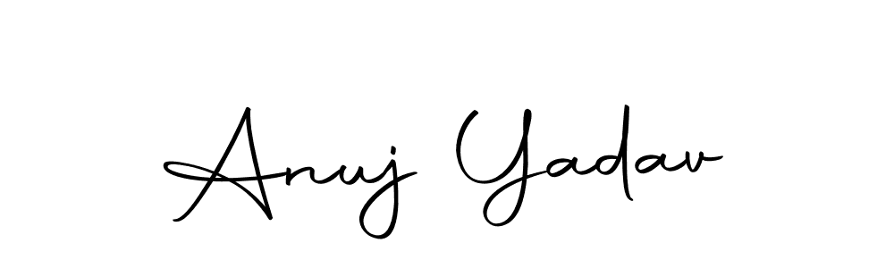 Make a beautiful signature design for name Anuj Yadav. With this signature (Autography-DOLnW) style, you can create a handwritten signature for free. Anuj Yadav signature style 10 images and pictures png