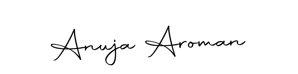 Design your own signature with our free online signature maker. With this signature software, you can create a handwritten (Autography-DOLnW) signature for name Anuja Aroman. Anuja Aroman signature style 10 images and pictures png