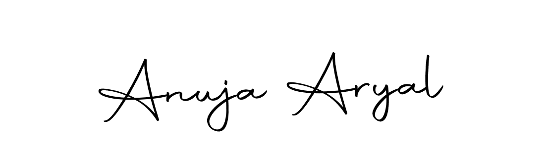 This is the best signature style for the Anuja Aryal name. Also you like these signature font (Autography-DOLnW). Mix name signature. Anuja Aryal signature style 10 images and pictures png